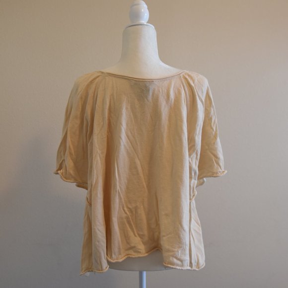 ZARA KNIT Cream Beige Nude Top NWOT Small S - Picture 2 of 4
